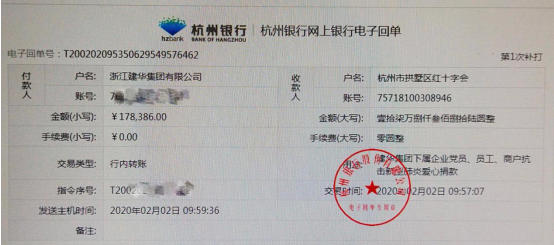 浙江3499拉斯维加斯集团党员、员工和商户贡献爱心