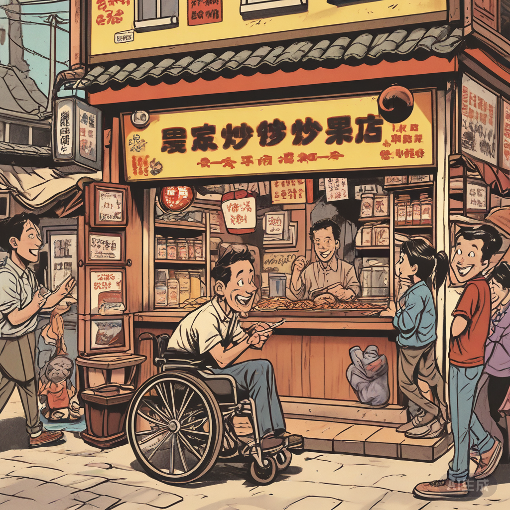 温情排解，守护残疾炒货店老板