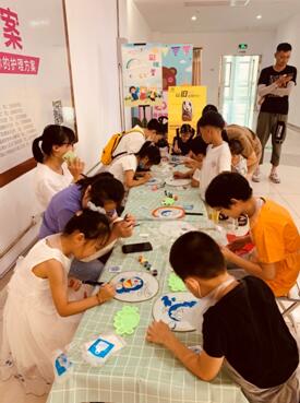 水晶城晶彩讲堂—团扇造作活动圆满进行