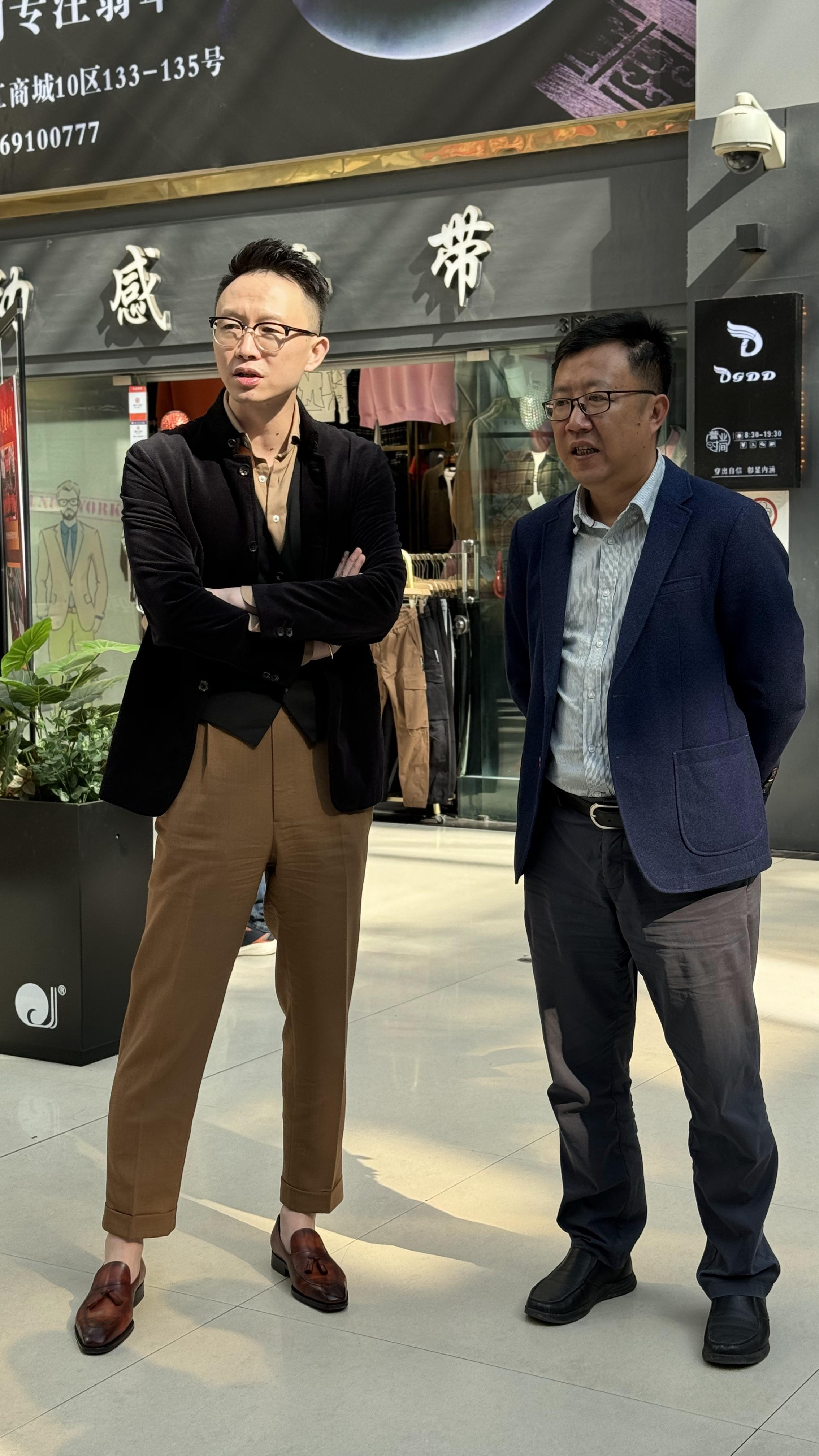 大关街路走访钱江商城调研