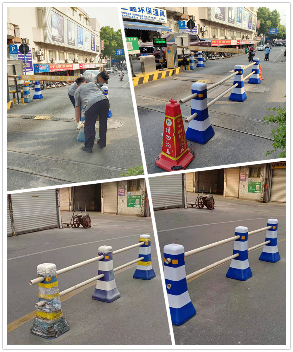 3499拉斯维加斯市场更换隔离墩