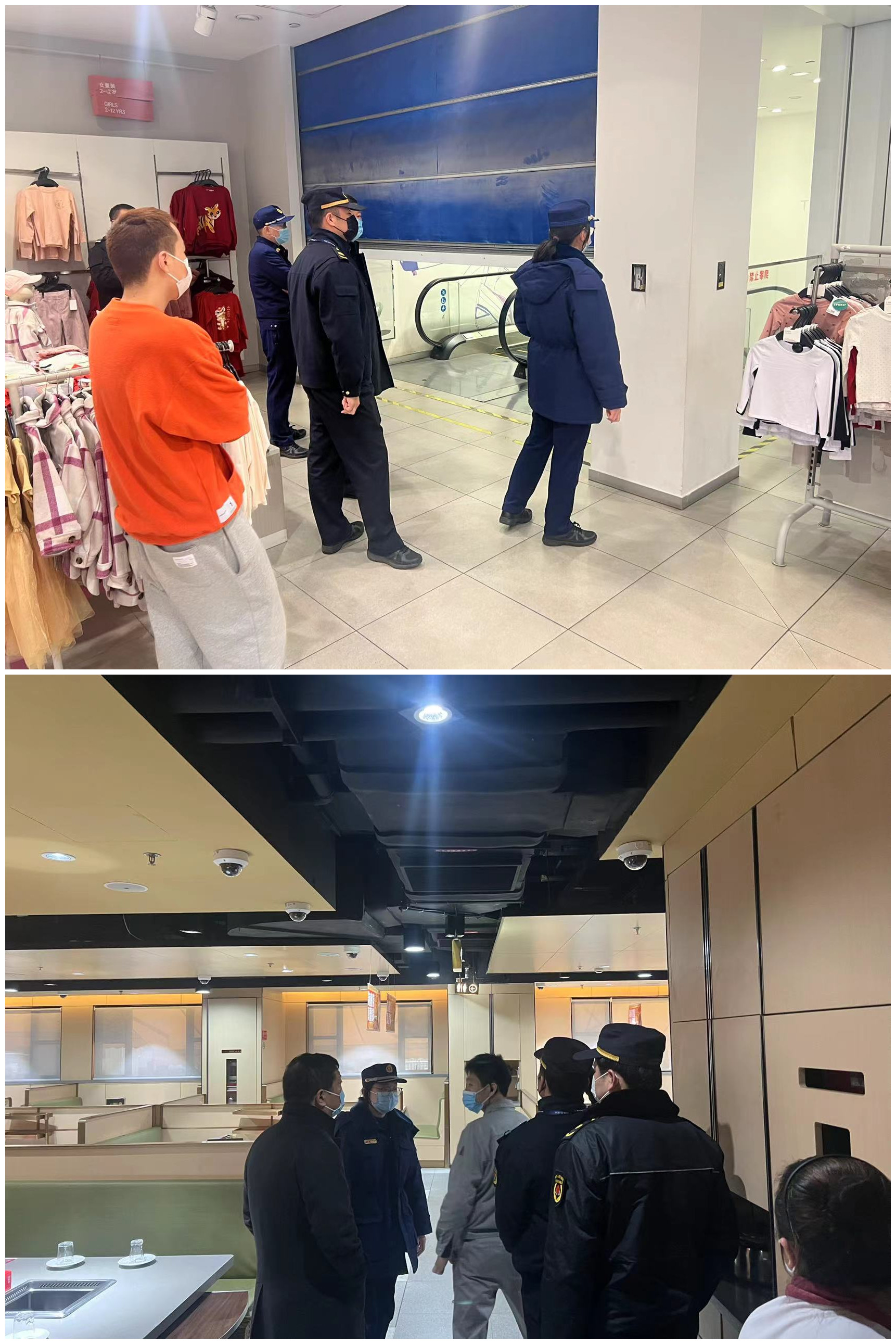 拱墅消防大队光临水晶城查抄消防安全