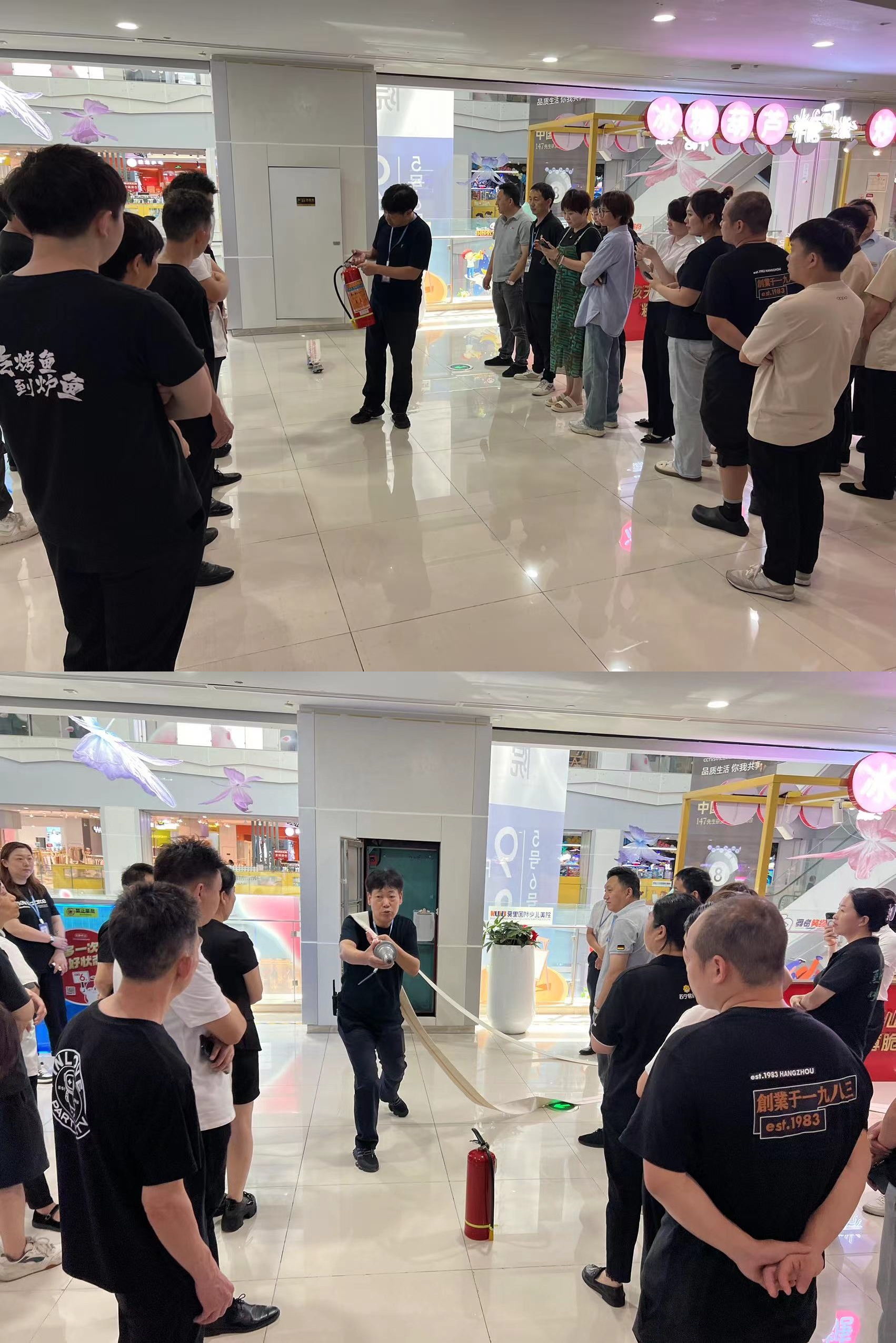 水晶城发展新入人员工消防培训，筑牢安全防线