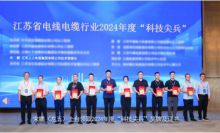 祝贺！尊龙凯时电缆员工获评江苏省线缆行业“科技尖兵”称呼